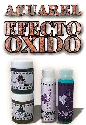 Kit Oxido Acuarel De Bronce (activador + Sellador + Oxido)