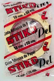 Cinta Adhesiva Papel Stiko 18 X 50