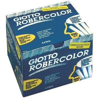 Tiza Giotto Robercolor Blanca X 100