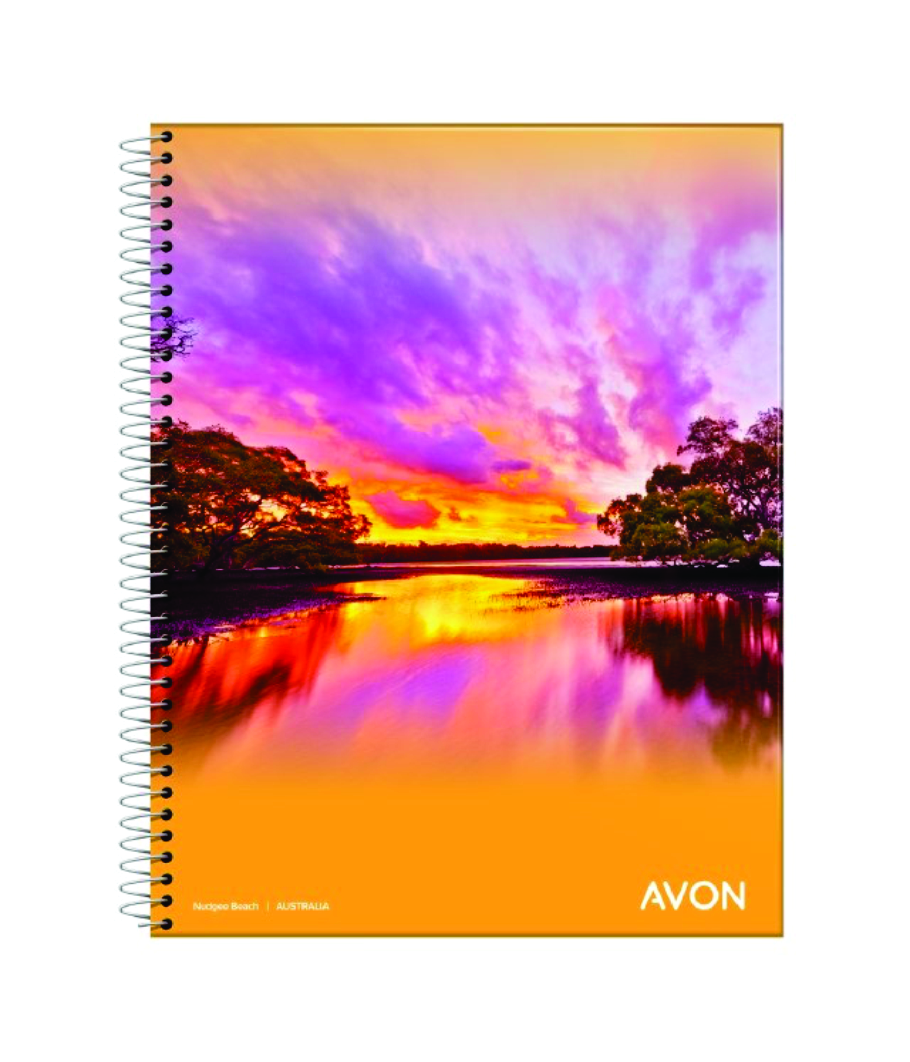 Cuaderno 16 X 21 Avon 46 Hojas Rayado Espiral