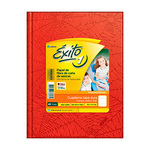 Cuaderno Exito Universo Tapa Dura 48 Hs Cuadriculado Rojo