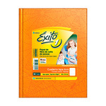 Cuaderno Exito Universo Tapa Dura 48 Hojas Rayado Naranja