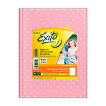 Cuaderno Exito Lunares Tapa Dura 48 Hojas Rayado Rosa