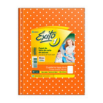 Cuaderno Exito Lunares Tapa Dura 48 Hojas Rayado Naranja