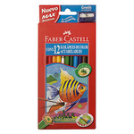 Pinturitas Faber-castell Ecolapiz Acuarel X 12 Largo Caja Cartón