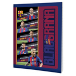 Cuaderno 16 X 21 Futbol Barcelona Tapa Flexible 48 Hojas Rayado Abrochado