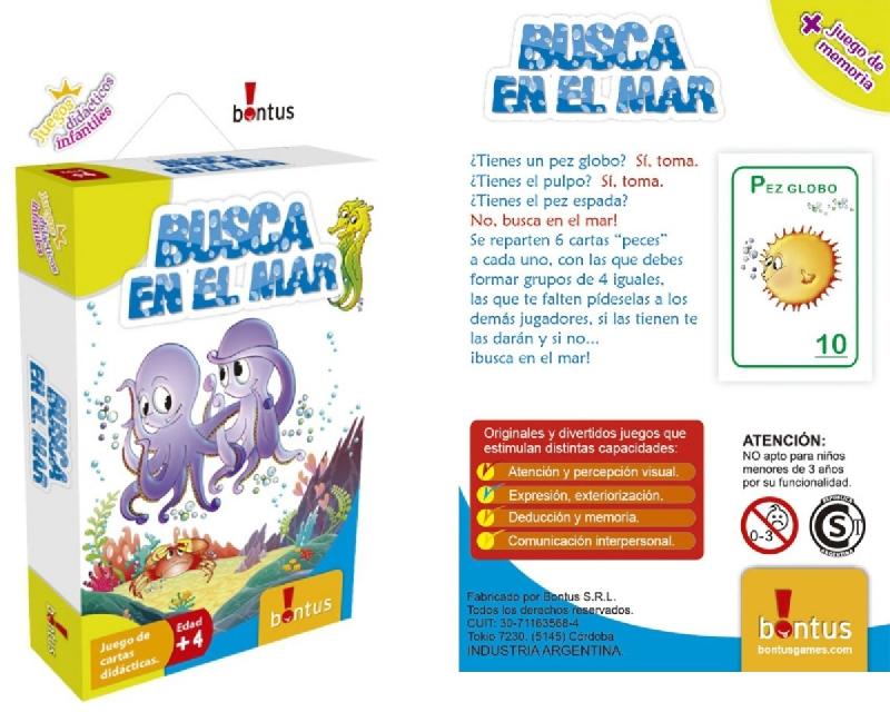 Juegos Didacticos Infantiles Bontus Busca En El Mar