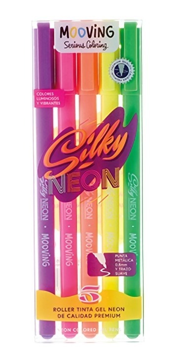 Roller Coloring Gel X 5 Neon