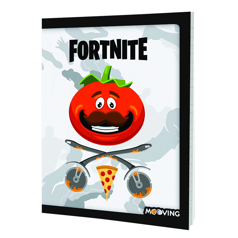 Cuaderno 16 X 21 Fortnite Tapa Flexible 48 Hojas Rayado Cosido