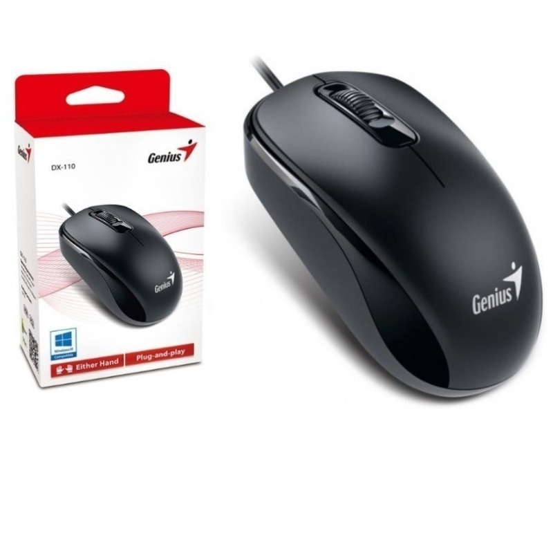 Mouse Genius Usb Dx-110 Negro