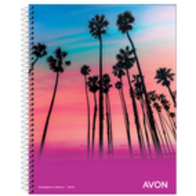 Cuaderno 29,7 Avon Tapa Flexible 84 Hs Cuadriculado Espiral