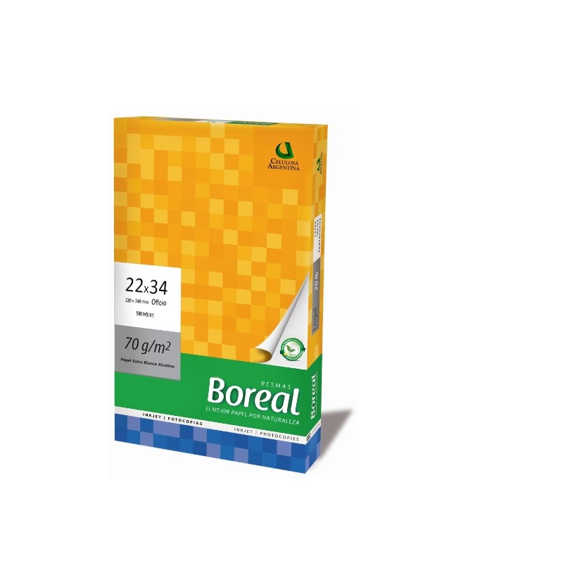 Resma 22 X 34 Bco Boreal 70 Grs